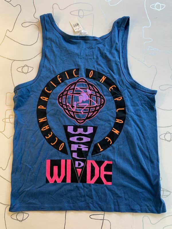 product details: DEADSTOCK OP TANK TOP OCEAN PACIFIC - WIDE WORLD, ONE PLANET photo