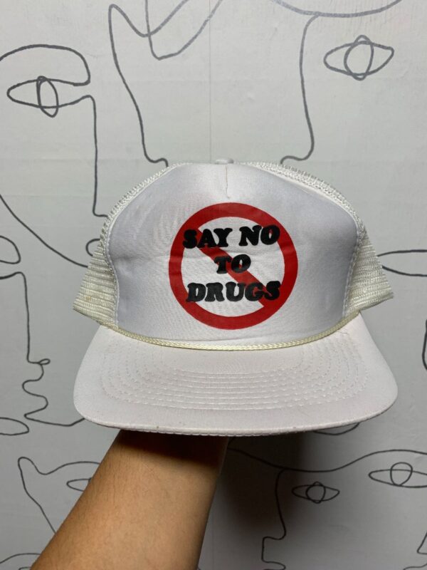 product details: SAY NO TO DRUGS GRAPHIC MESH BACK SNAPBACK CAP photo