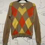 CLASSIC LITTLE LAMBSWOOL ARGYLE SWEATER AS-IS