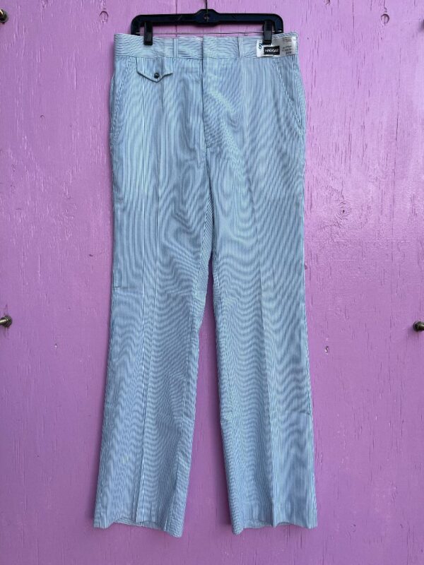 product details: DEADSTOCK 1970S STRIPED STRAIGHT LEG PANTS photo