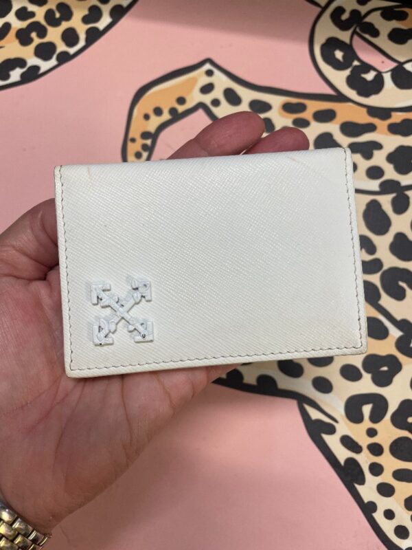 product details: OFF WHITE LEATHER CARD HOLDER photo