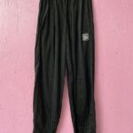 1990S COTTON DEADSTOCK DOTTED THIN STRIPED HAMMER PANTS EXTRA SMALL FIT