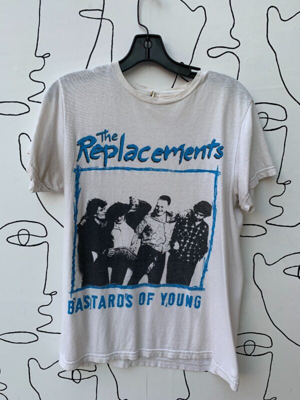 product details: TSHIRT THE REPLACEMENTS BASTARDS OF YOUNG BLUE GRAPHIC photo