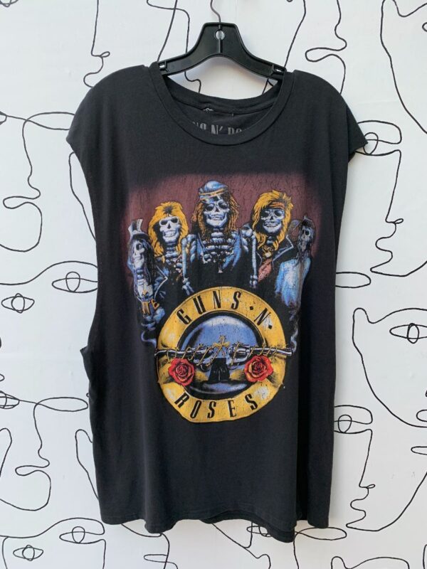 product details: GUNS N\\\\ ROSES 1988 TOUR REPRODUCTION MUSCLE TEE TANK photo