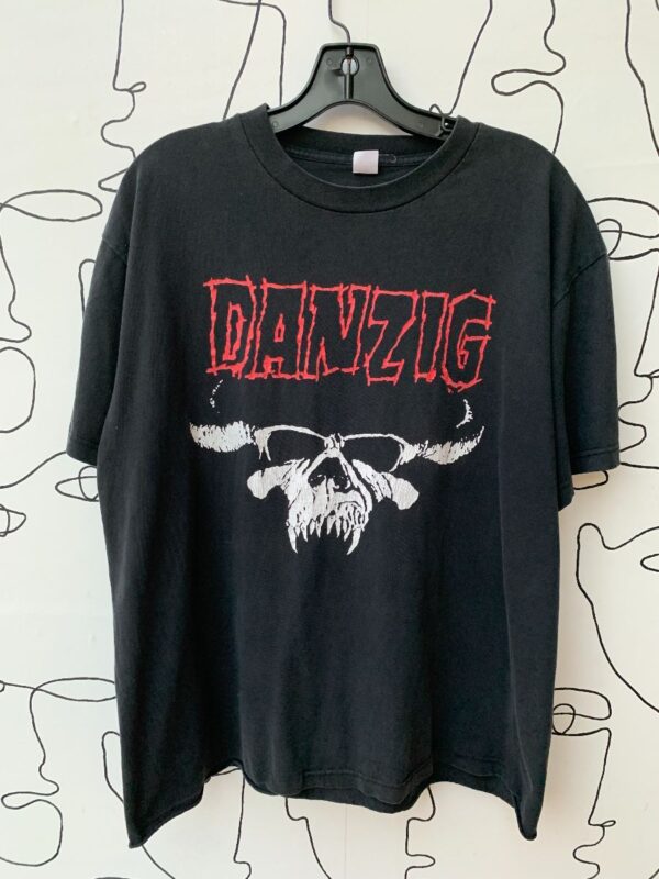 product details: CLASSIC DANZIG SURTUR SKULL GRAPHIC TSHIRT photo