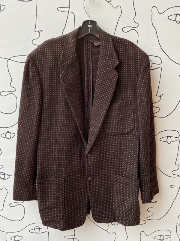 product details: 1950S HEAVY TWEED WOVEN DESIGN SPORTS JACKET photo