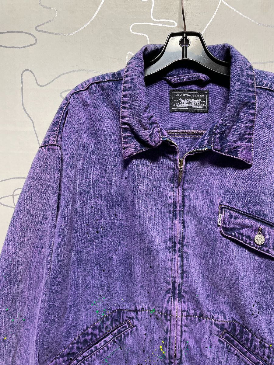 Jacket Levi's Purple size 8 US in Denim - Jeans - 27151305