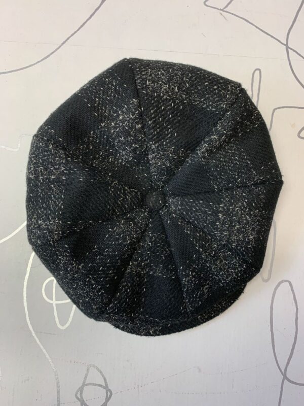 product details: VINTAGE 1970S STETSON TWEED NEWSBOY HAT W/ SNAP BUTTON BRIM photo