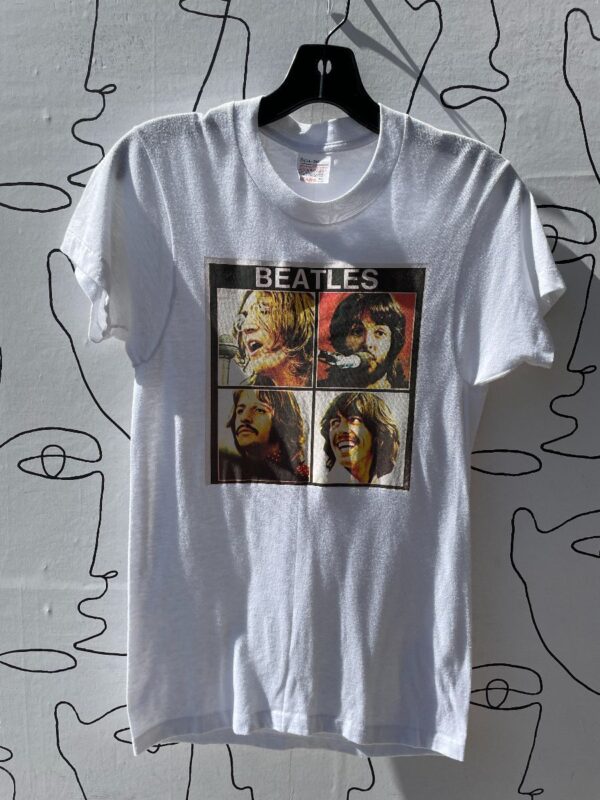 product details: BEATLES LET IT BE BOOTLEG GRAPHIC TSHIRT photo