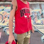 1990S CHICAGO BULLS FRONT GRAPHIC SUPER SOFT TANK TOP