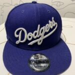 MLB LOS ANGELES DODGERS EMBROIDERED SCRIPT LOGO SNAPBACK HAT