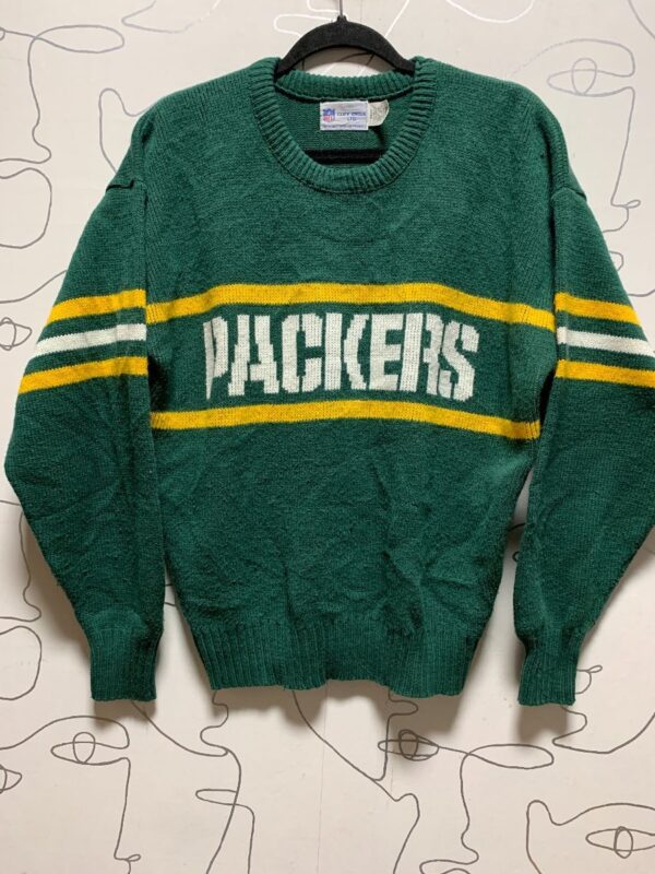 product details: NFL GREEN BAY PACKERS CLIFF ENGLE COLLECTORS WOOL BLEND SWEATER photo