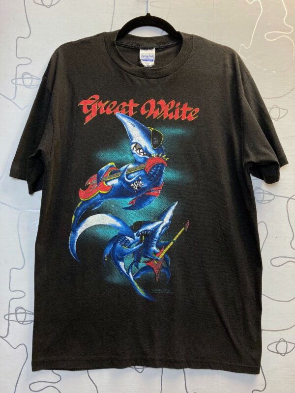 product details: AS IS GREAT WHITE 1989 TOUR TSHIRT photo