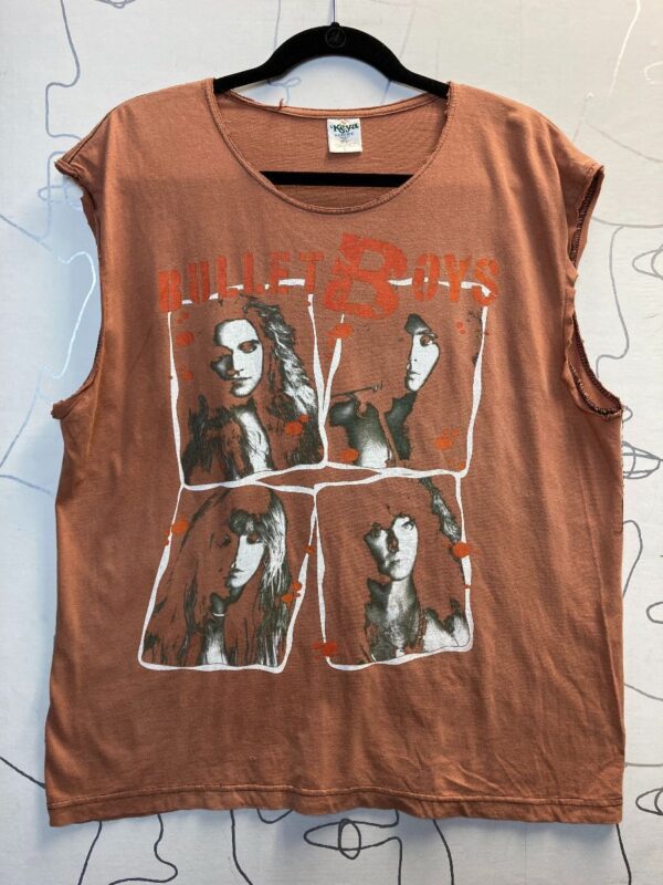 product details: AS IS BULLET BOYS FREAK SHOW RIPPED SLEEVE MUSCLE TEE TANK photo