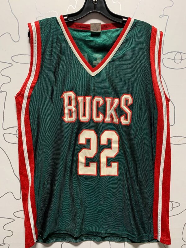 product details: NBA MILWAUKEE BUCKS BASKETBALL JERSEY #22 REDD photo