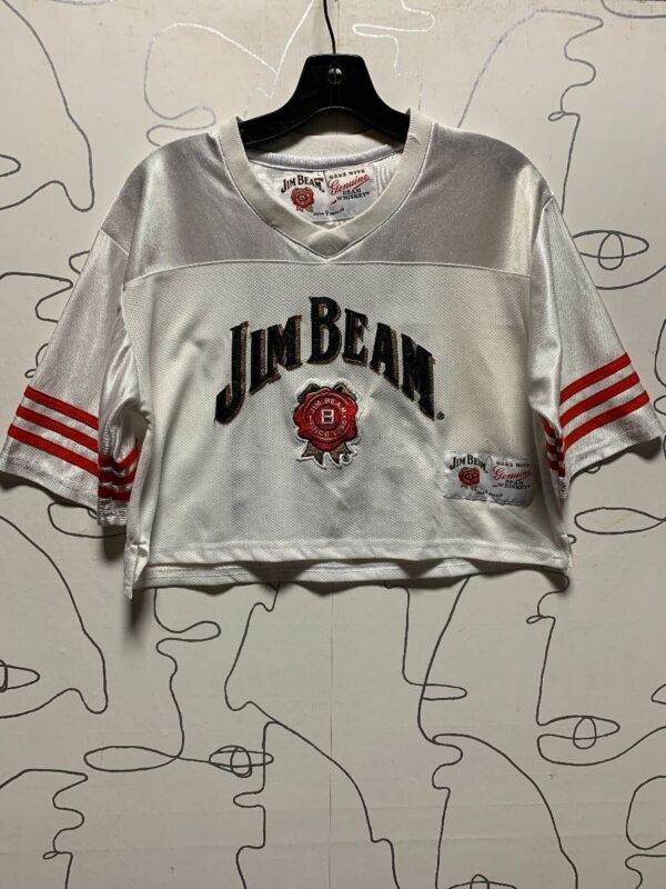 product details: JIM BEAM PROMOTIONAL CROPPED FOOTBALL JERSEY #80 BEAM photo