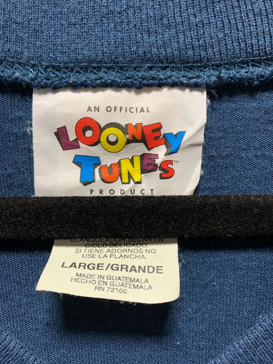 1990s Club Looney Tunes Cotton Button Up Baseball Jersey | Boardwalk ...