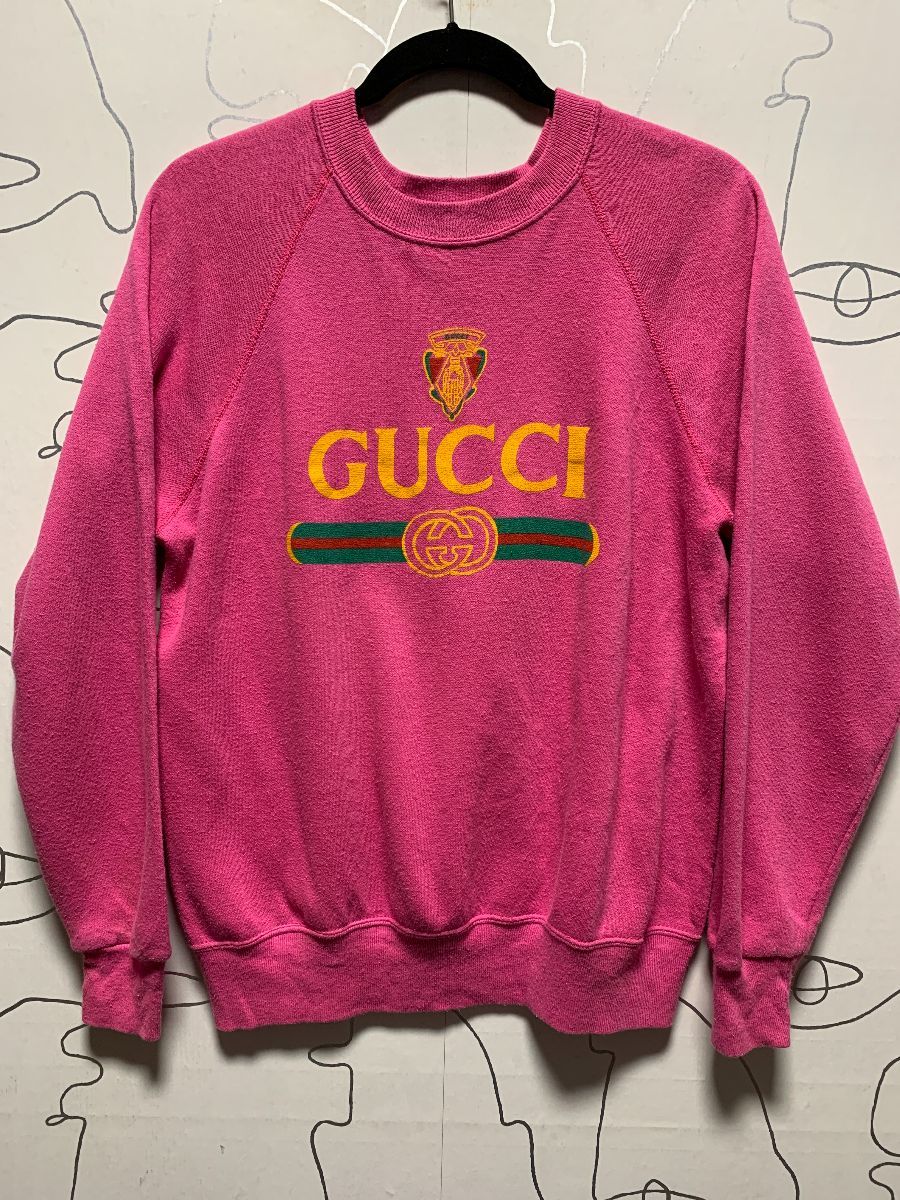 Super Soft Retro Gucci Bootleg Pullover Sweatshirt | Boardwalk Vintage