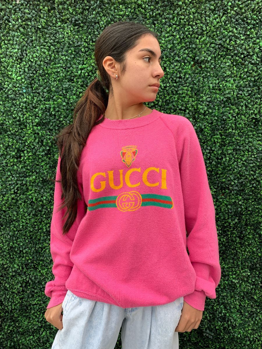 sporadisk Oswald Bar Super Soft Retro Gucci Bootleg Pullover Sweatshirt | Boardwalk Vintage