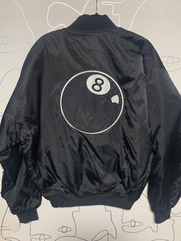 product details: DEADSTOCK 8 BALL SATIN BUTTON UP JACKET AS-IS photo