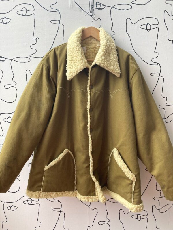 product details: HEAVY CANVAS SHERPA LINED WORK WEAR JACKET photo