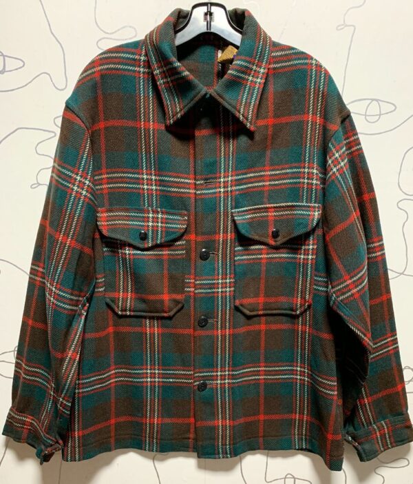 product details: LONG SLEEVE BUTTON DOWN HEAVY WOOL FLANNEL JACKET photo