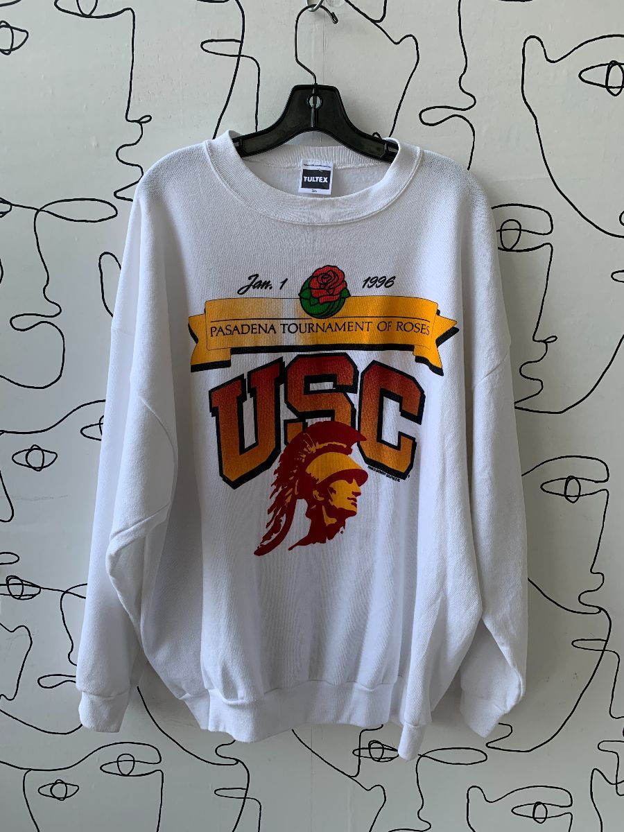 Vintage 1990s Usc Pasadena Tournament Of Roses Crewneck Sweatshirt ...