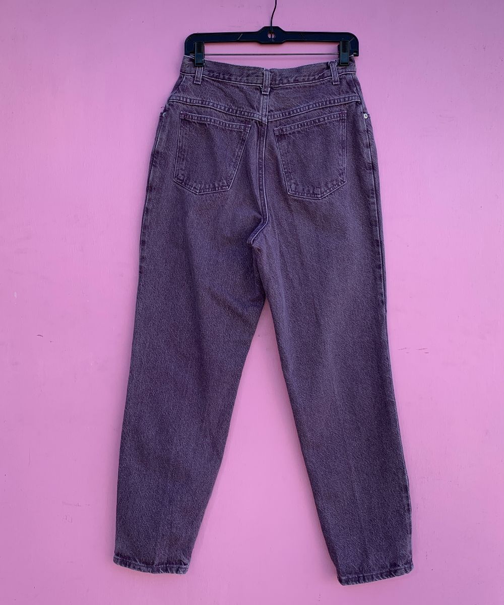 Amazing 1990s High Waist Faded Straight Leg Purple Denim Pants ...