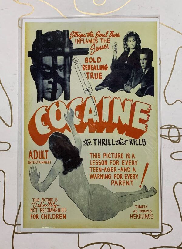 product details: COCAINE THE THRILL THAT KILLS POSTER photo
