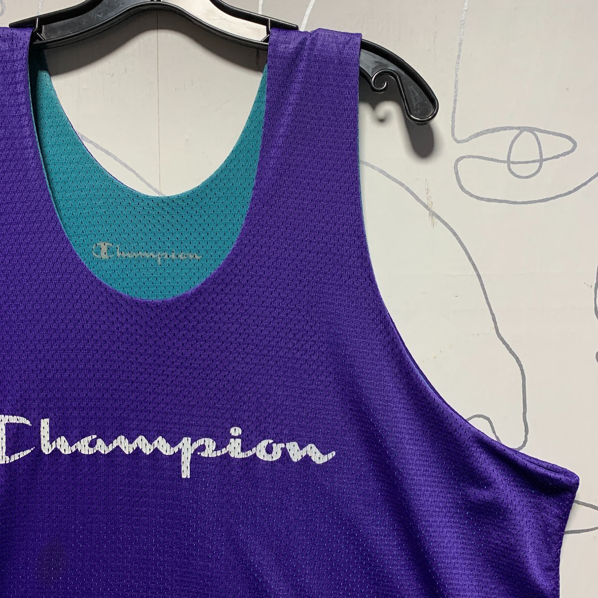 As-is Made In Usa Champion Reversible Basketball Practice Jersey