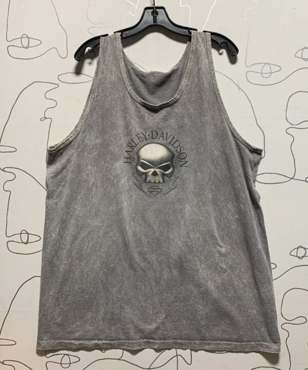 product details: BAD ASS HARLEY DAVIDSON MINERAL WASH OVERSIZED TANK TOP photo