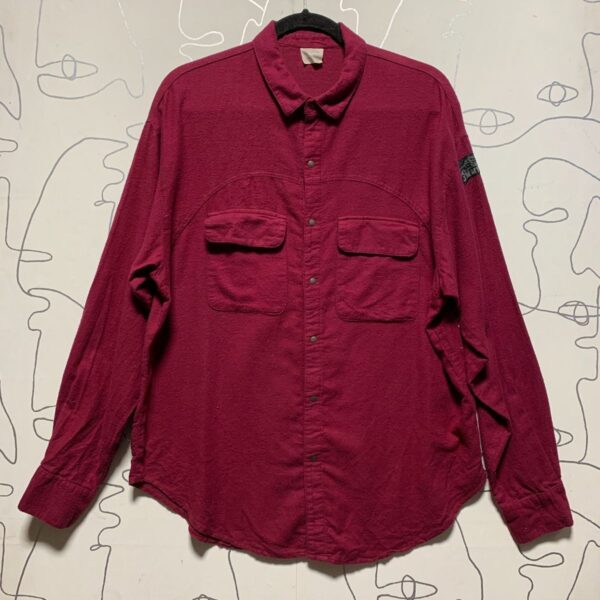 product details: RAD 1980S DEAD-STOCK SOFT COTTON FLANNEL STYLE LONG SLEEVE BUTTON UP SHIRT photo