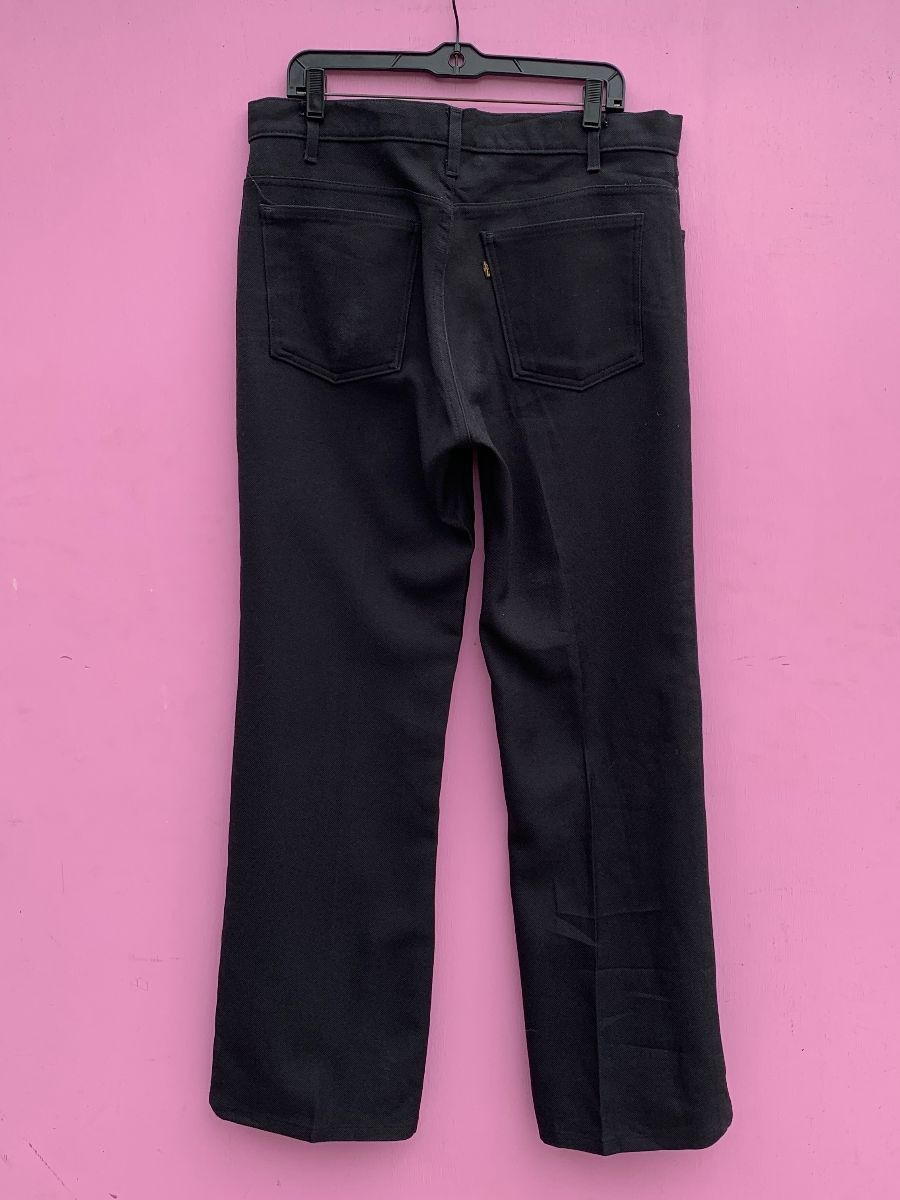 Retro Polyester Levis Pressed N Creased Twill Pants | Boardwalk Vintage