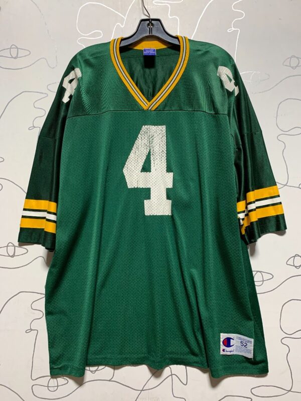 product details: NFL GREEN BAY PACKERS #4 FAVRE FOOTBALL JERSEY photo