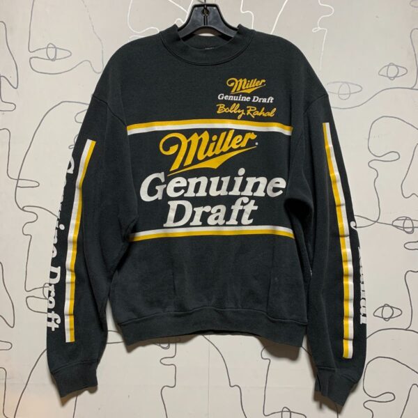 product details: AMAZING MILLER GENUINE DRAFT RACING PULLOVER SWEATSHIRT BOBBY RAHAL AS-IS photo
