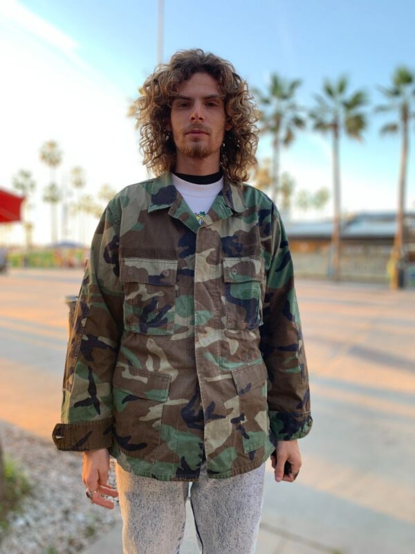 product details: CAMOUFLAGE ARMY FATIGUES JACKET photo