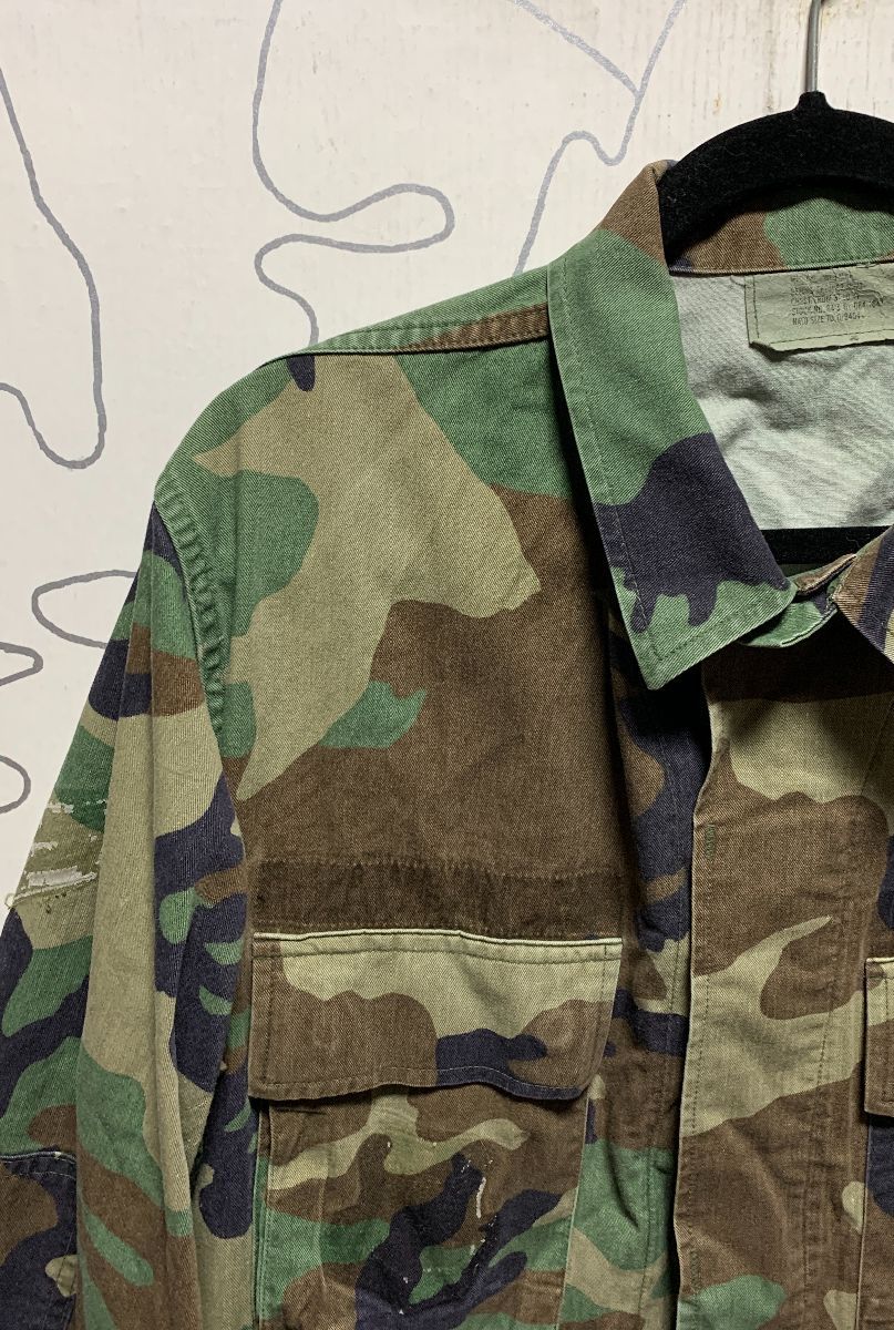 Camouflage Army Fatigues Jacket | Boardwalk Vintage