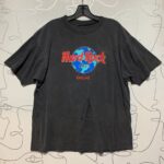 RAD & DISTRESSED HARD ROCK CAFE DALLAS CLASSIC GLOBE LOGO T-SHIRT SINGLE STITCHED AS-IS