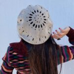 ADORABLE WOOL PERFORATED BERET HAT