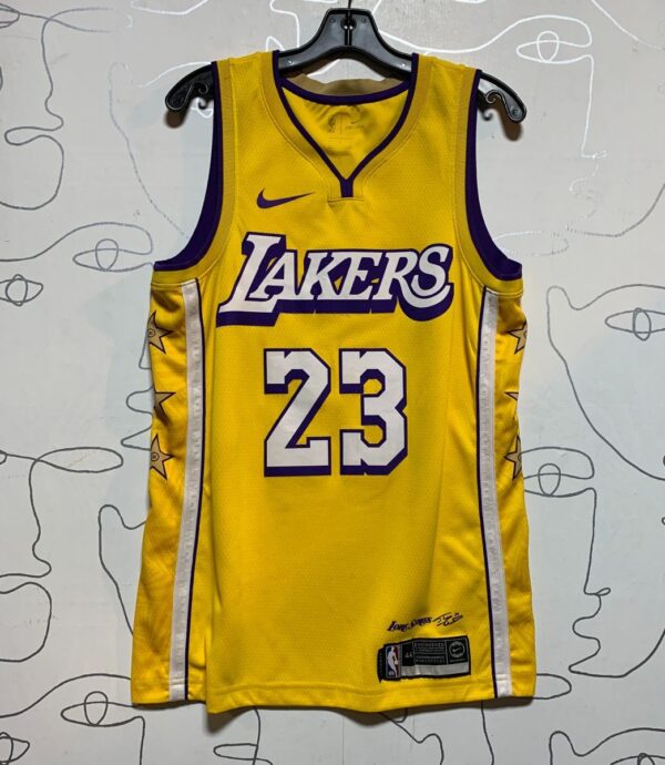 product details: NBA LOS ANGELES LAKERS JERSEY #23 LEBRON JAMES photo