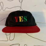 EMBROIDERED YES MULTICOLOR SNAPBACK HAT