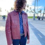 AWESOME 1970S PATCHWORK LEATHER JACKET AS-IS