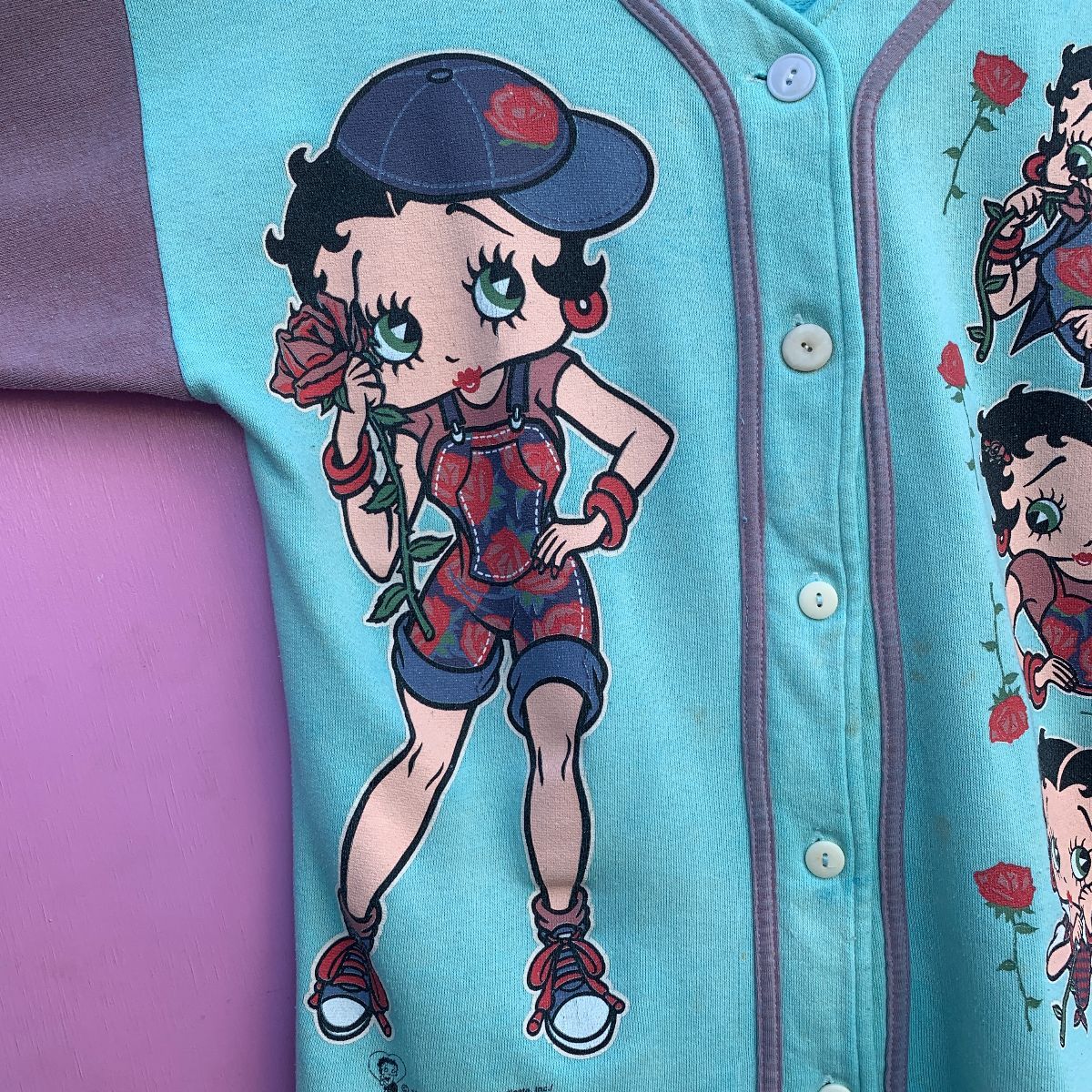 Betty Boop Women's Baseball Jersey - Vintage Novelty Button  Down Uniform Top - Retro Jersey T-Shirt for Women (S-XL), Size Small, Betty  Boop Black : Clothing, Shoes & Jewelry