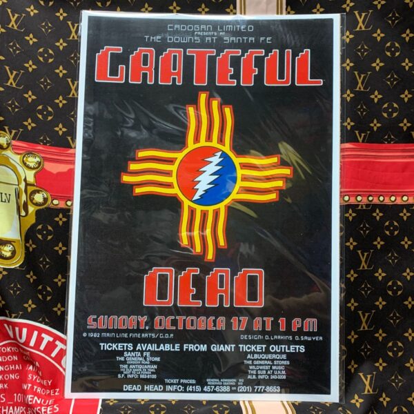 product details: GRATEFUL DEAD LIVE IN SANTA FE GRAPHIC PROMO POSTER photo