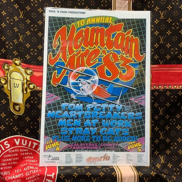 product details: 10TH ANNUAL MOUNTAIN AIRE 1983 FT TOM PETTY AND THE HEARTBREAKERS AND MORE LIVE AT CALAVERAS COUNTY FAIRGROUNDS photo