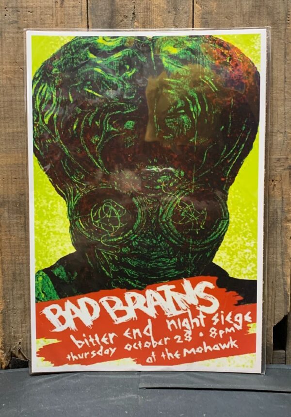 product details: BAD BRAINS PSYCHEDELIC POSTER LIVE AT THE MOHAWK photo