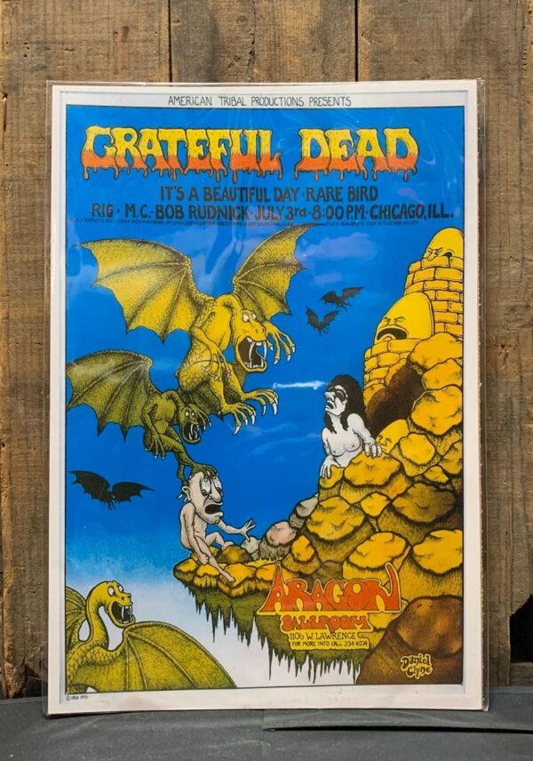 product details: GRATEFUL DEAD GRAPHIC POSTER LIVE AT THE ARAGON BALLROOM photo