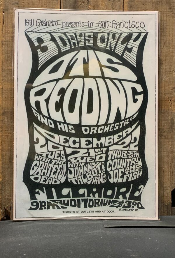 product details: 3 DAYS ONLY OTIS REDDING AND HIS ORCHESTRA DEC 20-22 WITH GRATEFUL DEAD AND COUNTRY JOE + THE FISH photo