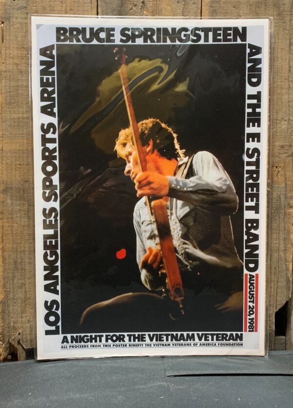 product details: LOS ANGELES SPORTS ARENA WELCOMES BRUCE SPRINGSTEEN AND THE STREET BAND ALL PROCEEDS TO VETERANS OF AMERICA FOUNDATION photo