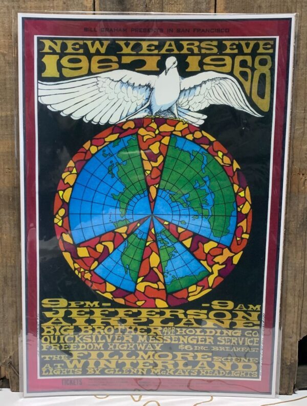 product details: NEW YEARS EVE 1967-68 LIVE FT JEFFERSON AIRPLANE BIG BROTHER AND HOLDING CO. AND MANY MORE photo